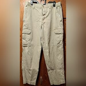Basic Editions Men's Khaki Cargo Pants